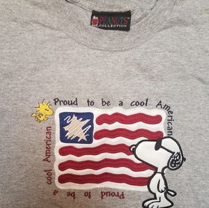 Peanuts collection tee woodstock snoopy  Flag XL
